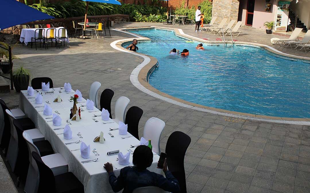 Our Famous Guitar Shaped Swimming Pool